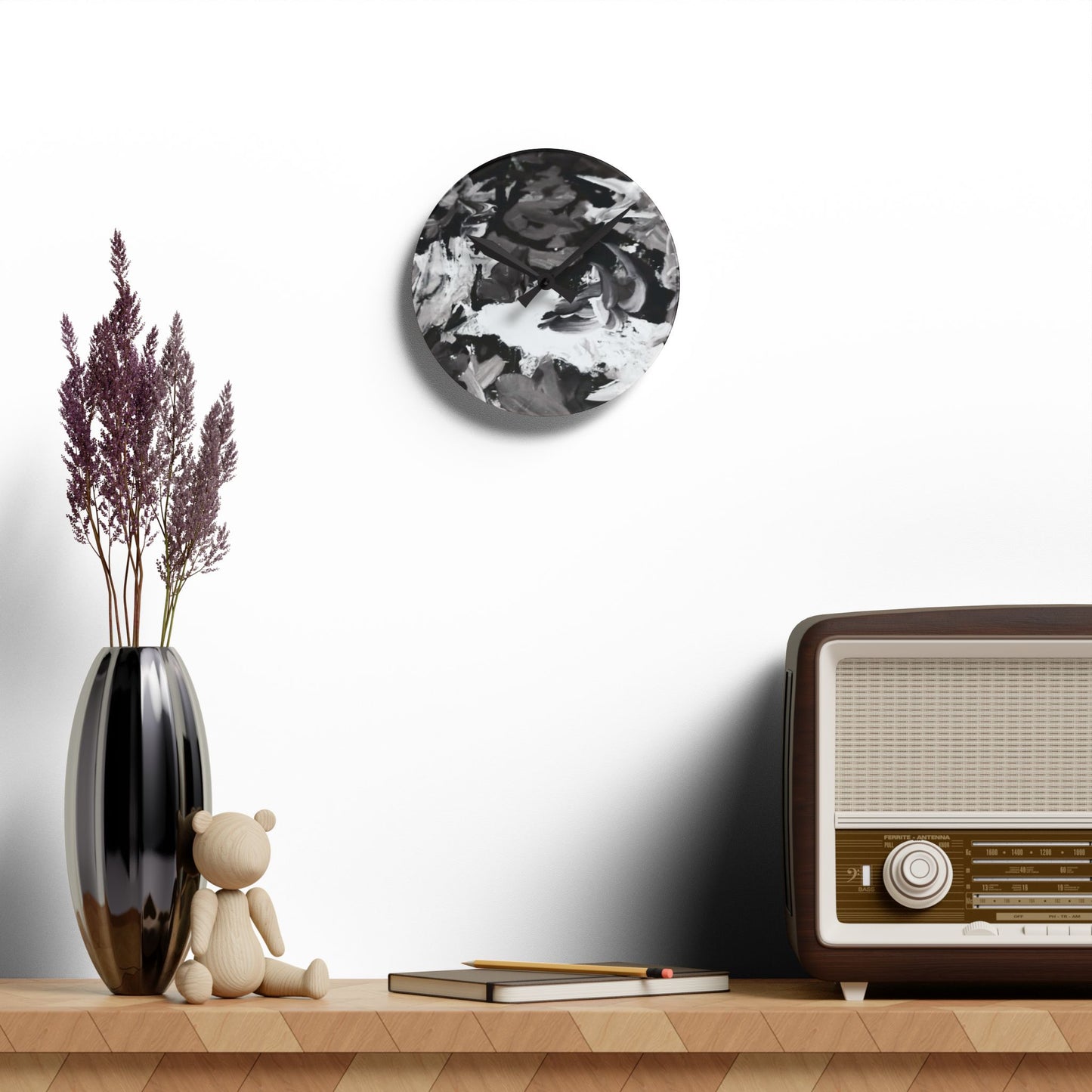 The Artist's Palette by Farooq: In The Shadows Clock