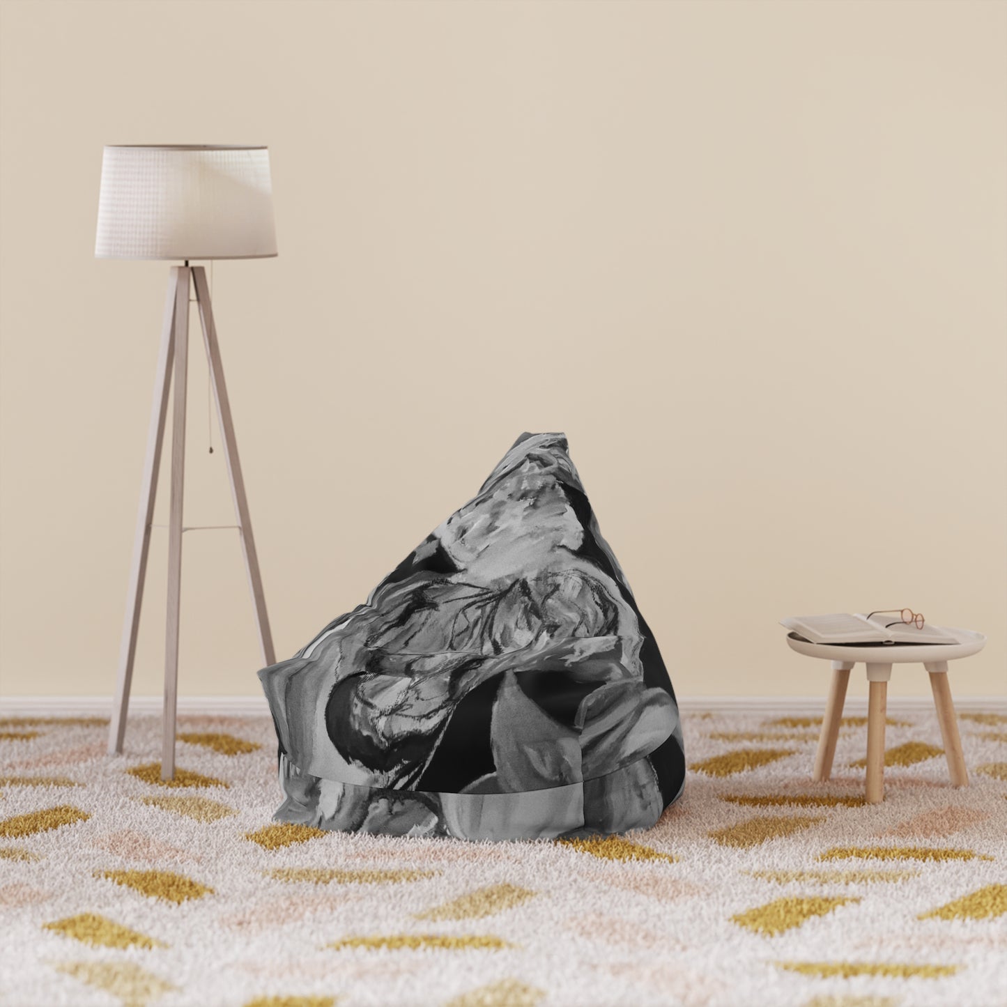 The Art of Petals by Farooq : In the Shadows Bean Bag Chair Cover