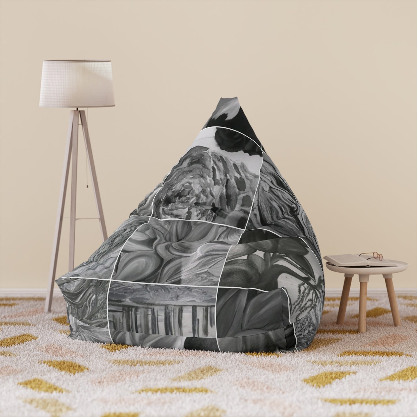 Ethereal by Farooq: In The Shadows Bean Bag Chair Cover