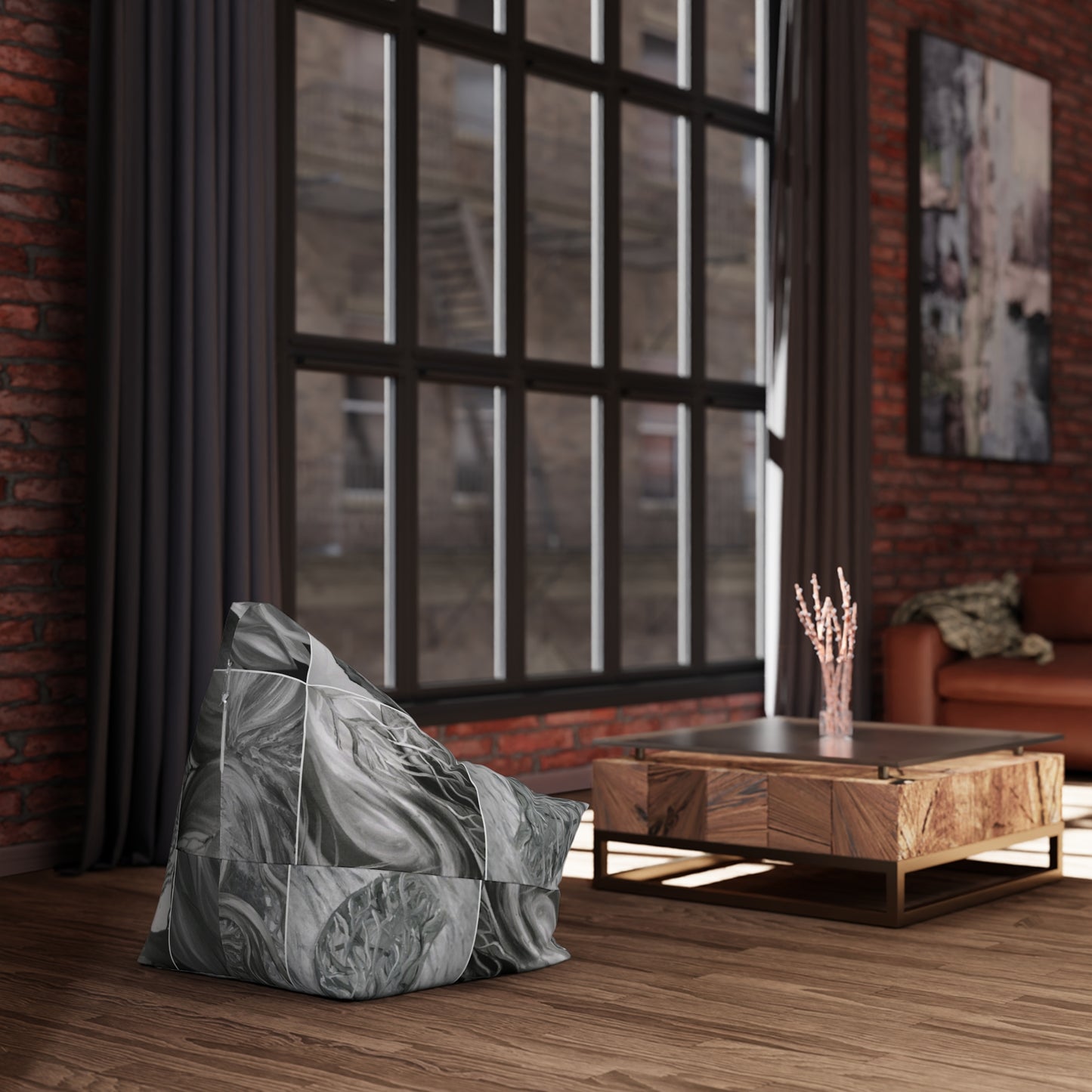 Ethereal by Farooq: In The Shadows Bean Bag Chair Cover