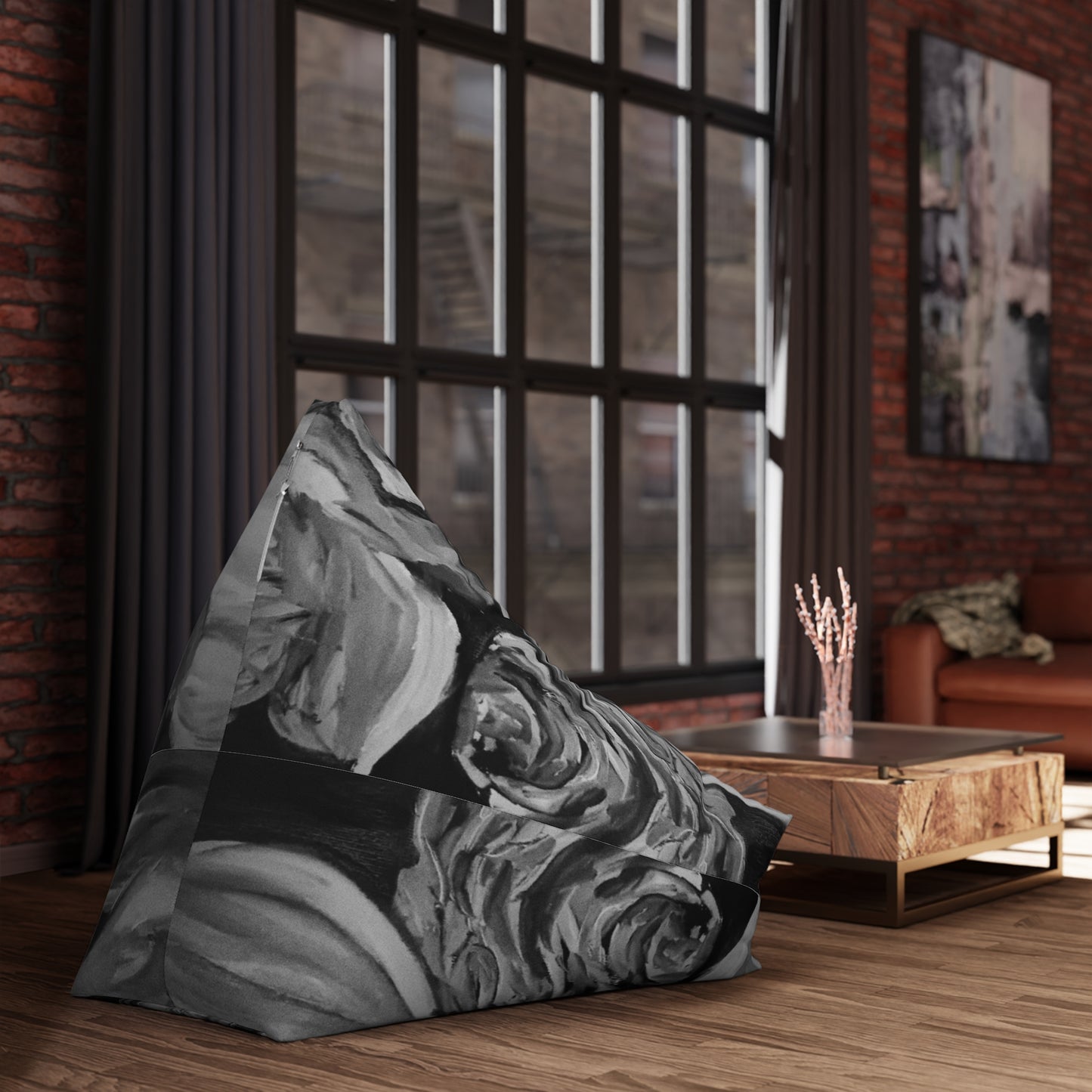 The Art of Petals by Farooq : In the Shadows Bean Bag Chair Cover