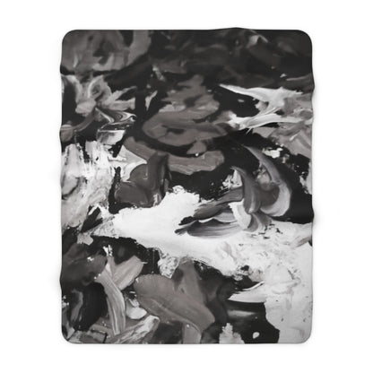 The Artist's Palette by Farooq: In The Shadows Sherpa Fleece Blanket