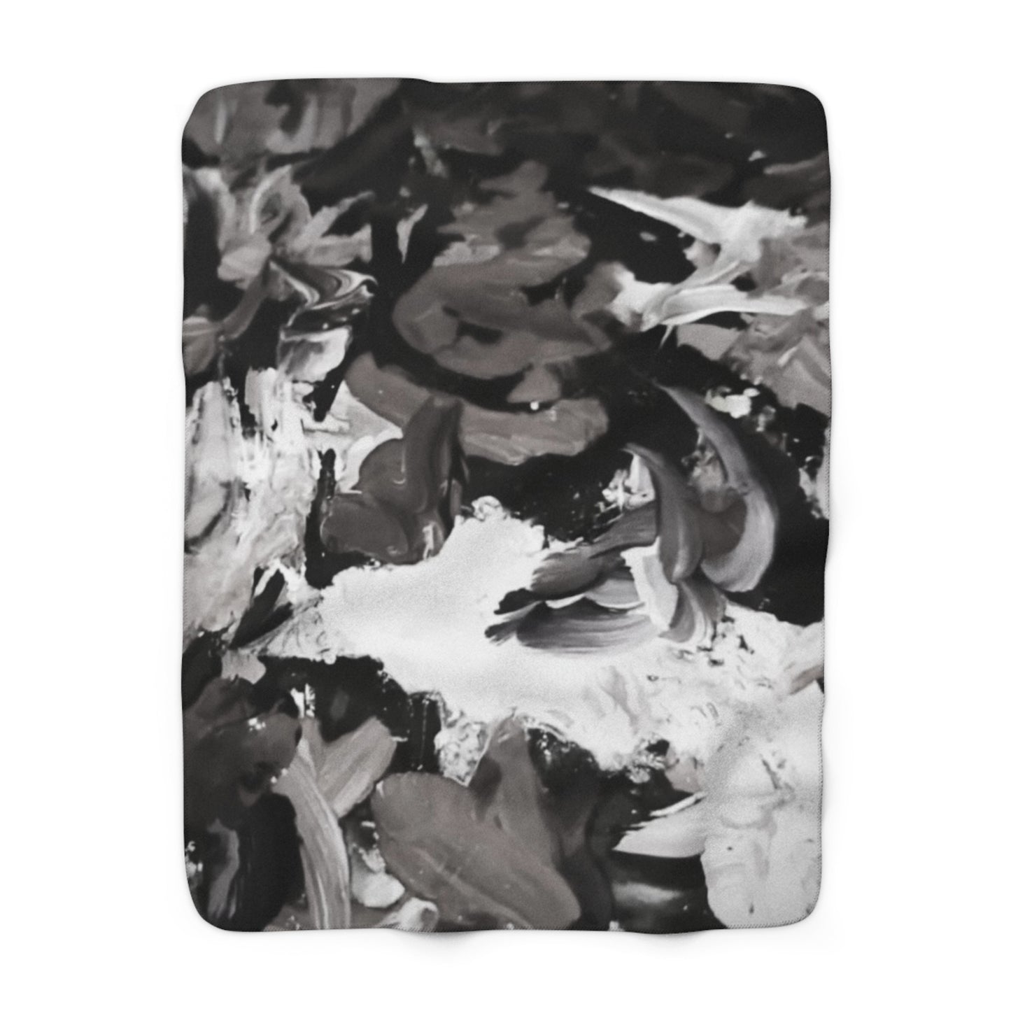 The Artist's Palette by Farooq: In The Shadows Sherpa Fleece Blanket