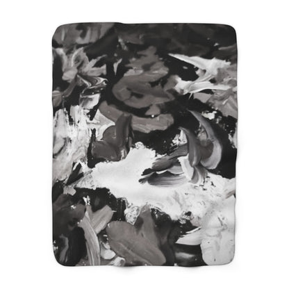 The Artist's Palette by Farooq: In The Shadows Sherpa Fleece Blanket