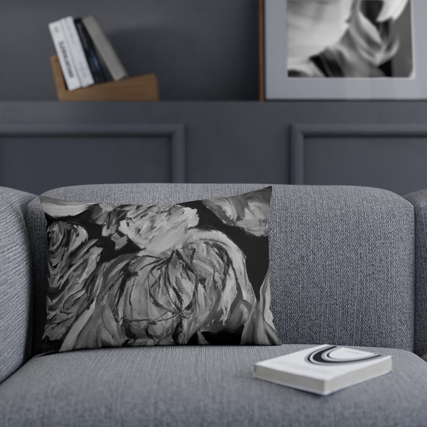 The Art of Petals by Farooq: In the Shadows Pillow
