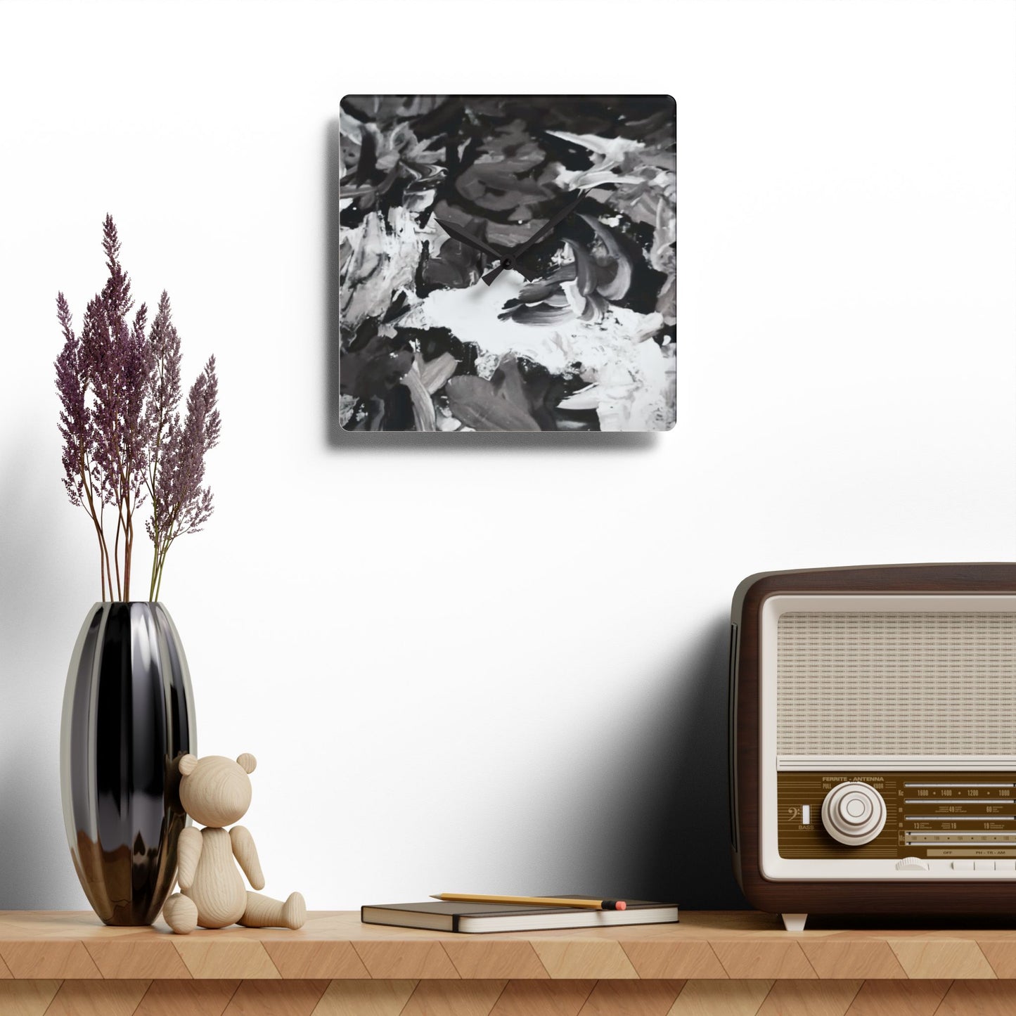 The Artist's Palette by Farooq: In The Shadows Clock