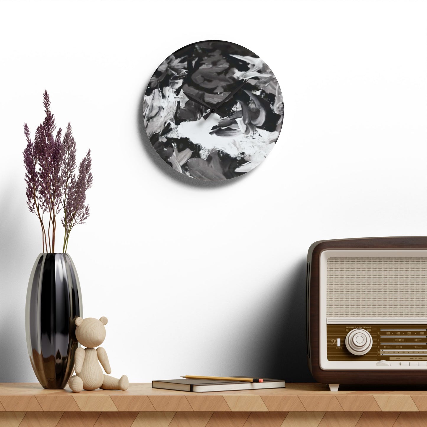 The Artist's Palette by Farooq: In The Shadows Clock