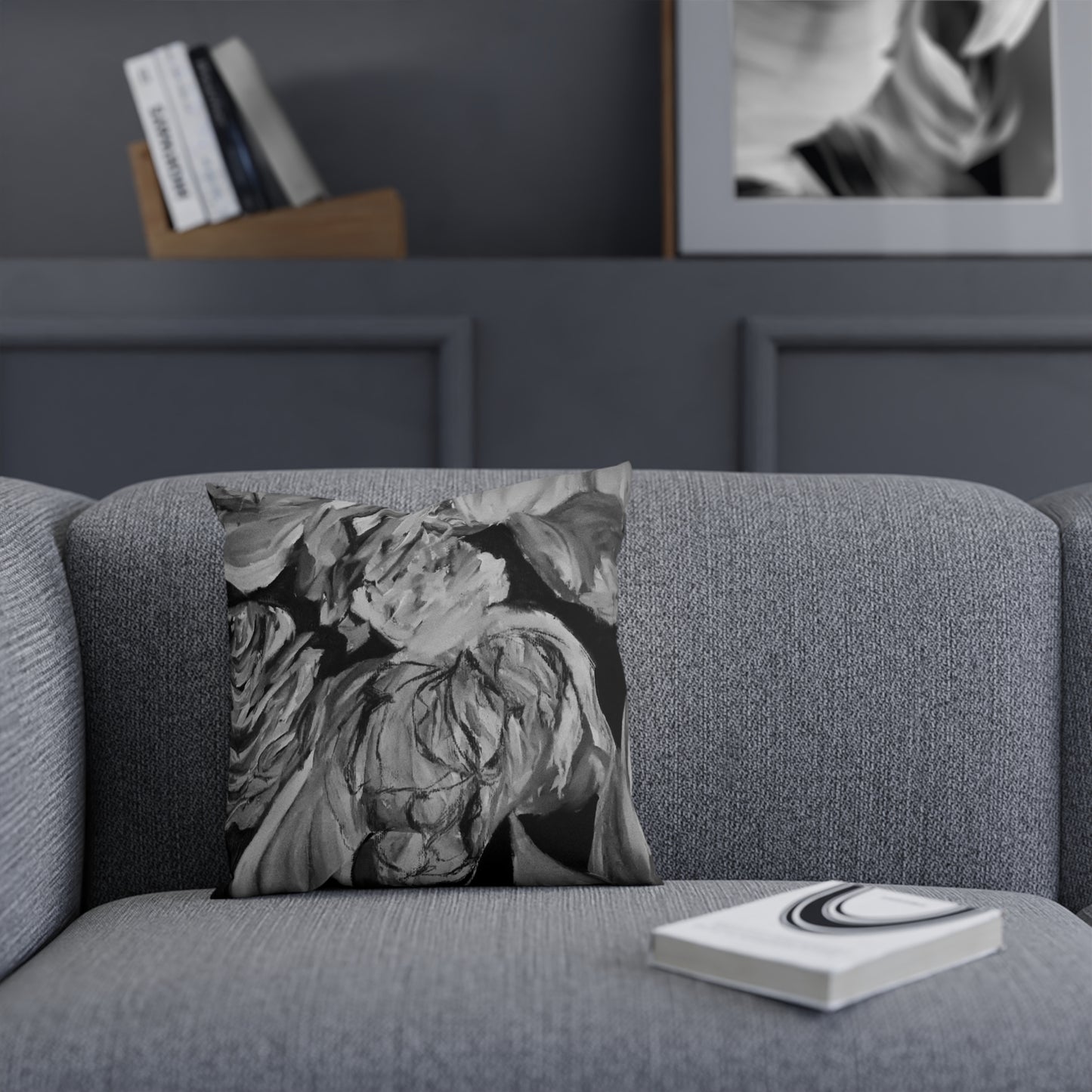The Art of Petals by Farooq: In the Shadows Pillow