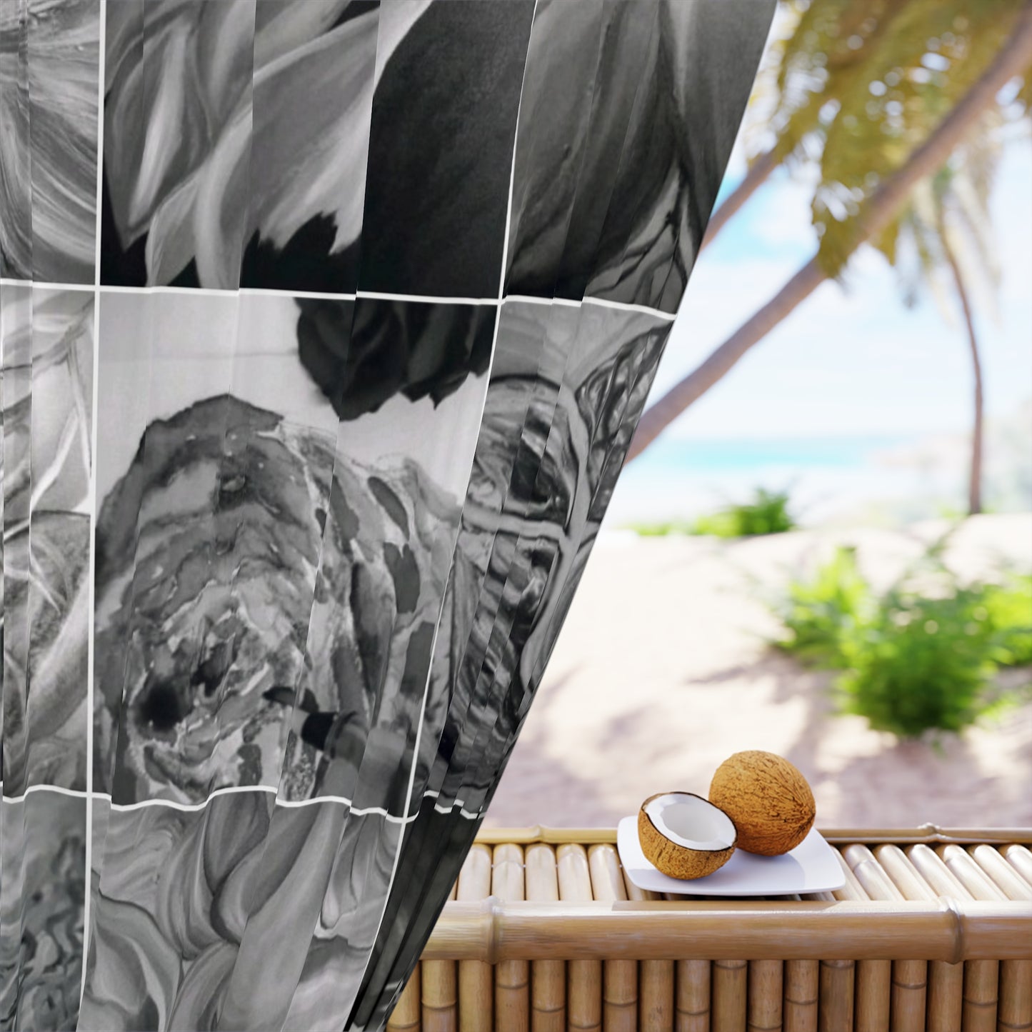 Ethereal by Farooq: In The Shadows Window Curtains (1 Piece)