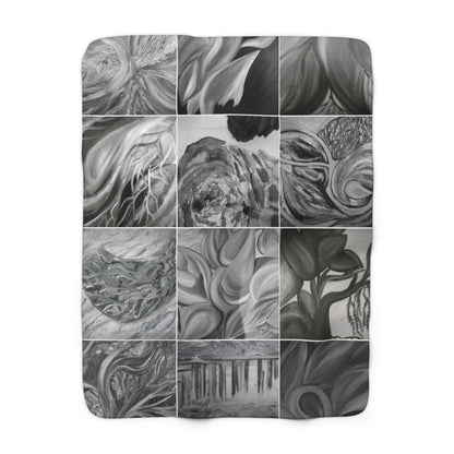 Ethereal by Farooq: In The Shadows Sherpa Fleece Blanket