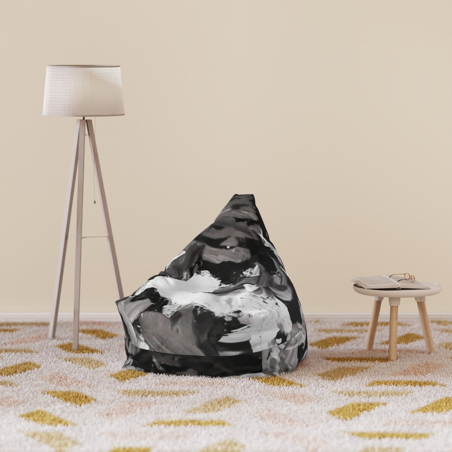 The Artist's Palette by Farooq: In The Shadows Bean Bag Chair Cover