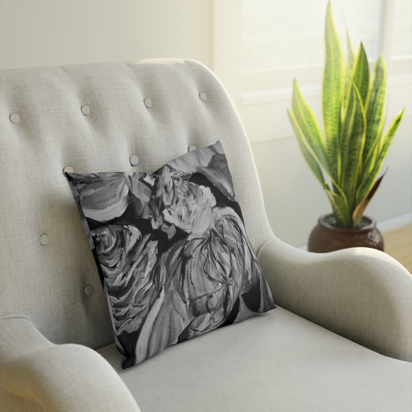The Art of Petals by Farooq: In the Shadows Pillow