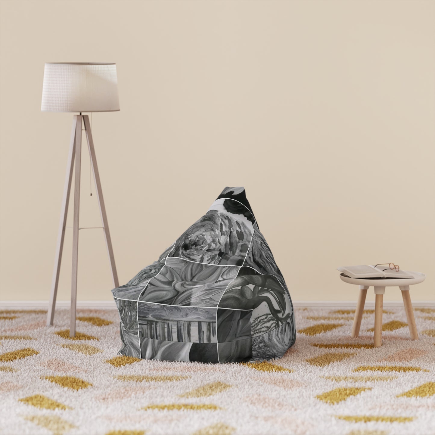 Ethereal by Farooq: In The Shadows Bean Bag Chair Cover