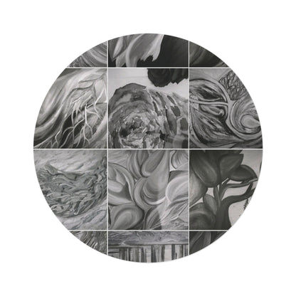Ethereal by Farooq: In the Shadows Round Rug