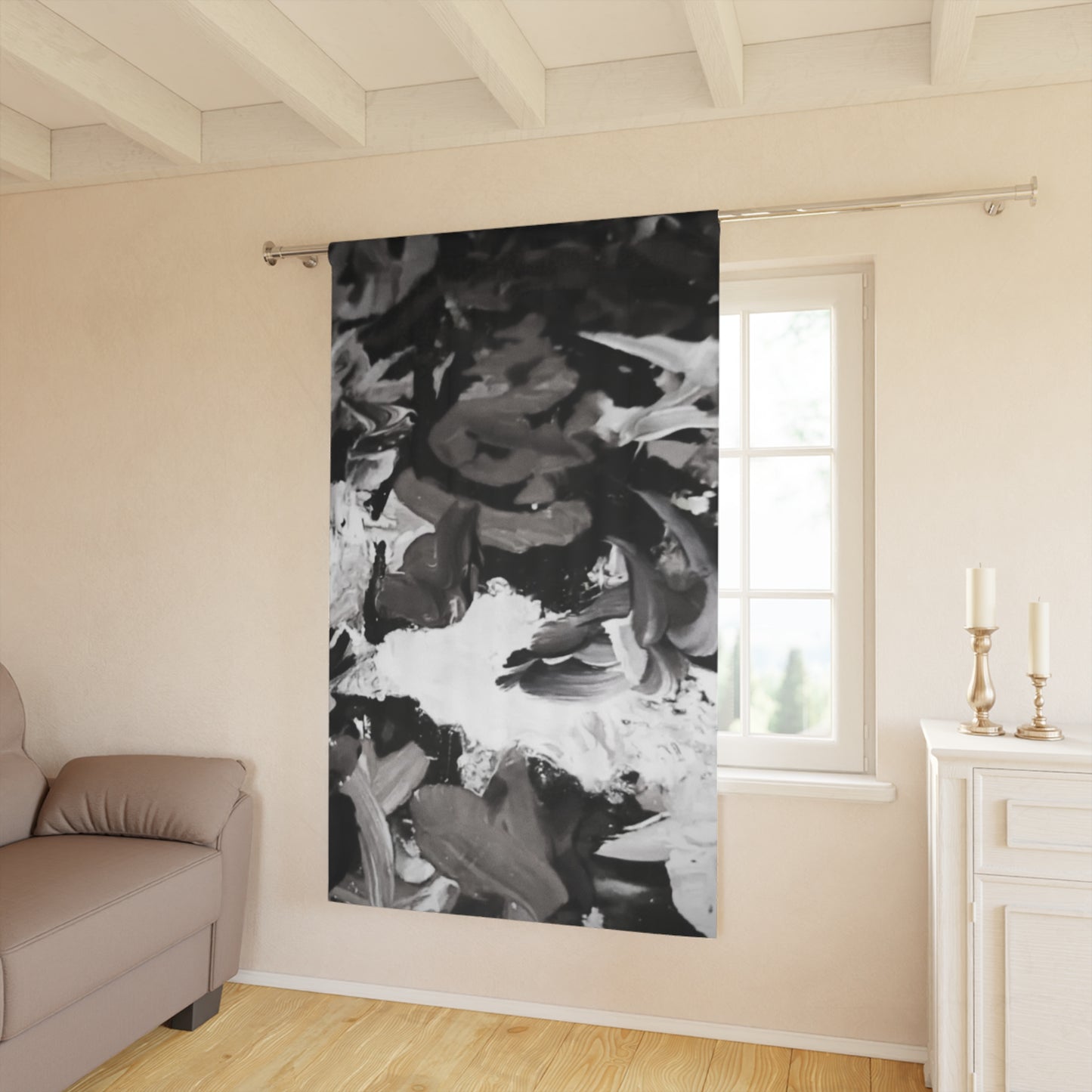 The Artist's Palette by Farooq: In The Shadows Window Curtains (1 Piece)