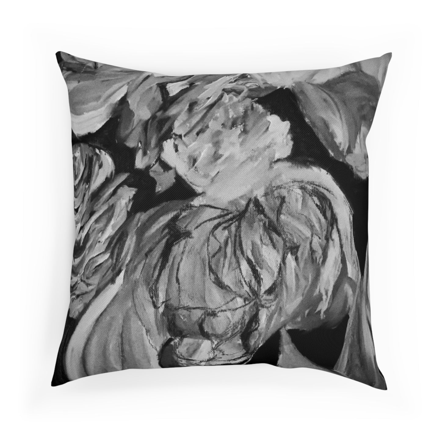 The Art of Petals by Farooq: In the Shadows Pillow