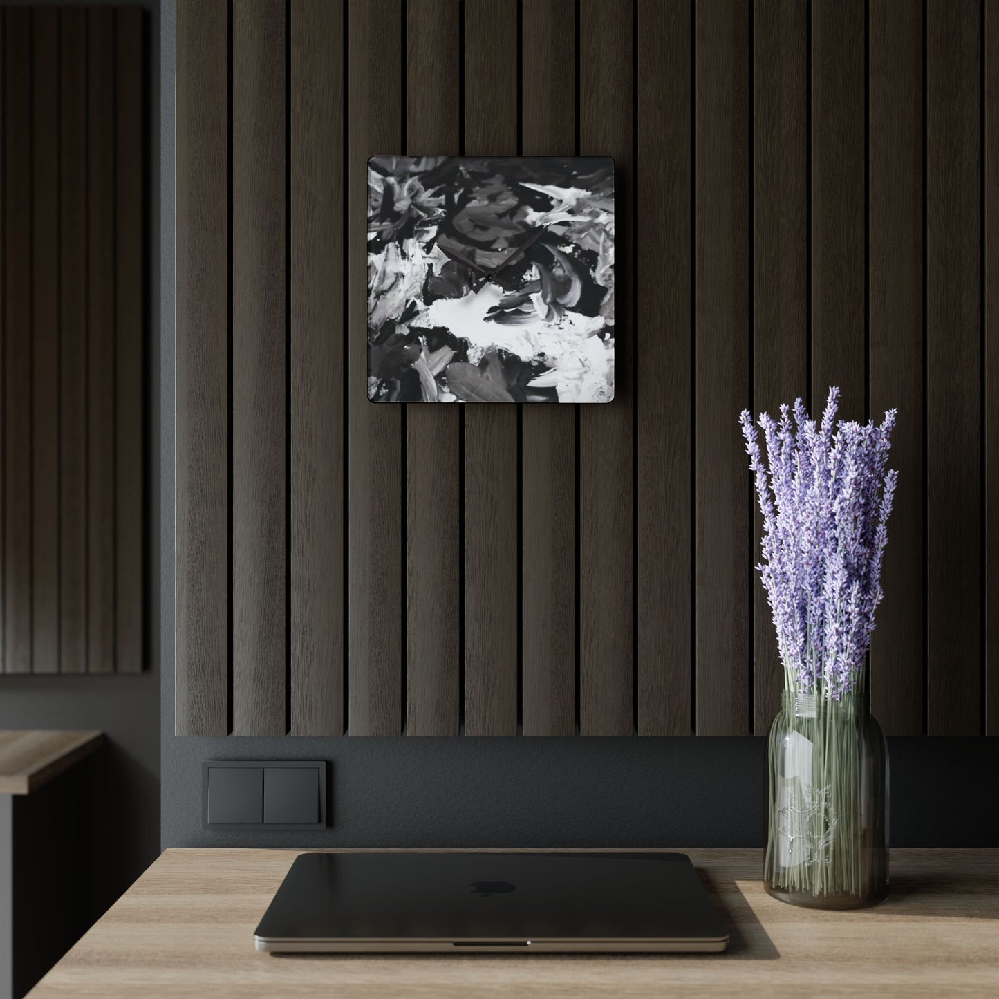 The Artist's Palette by Farooq: In The Shadows Clock