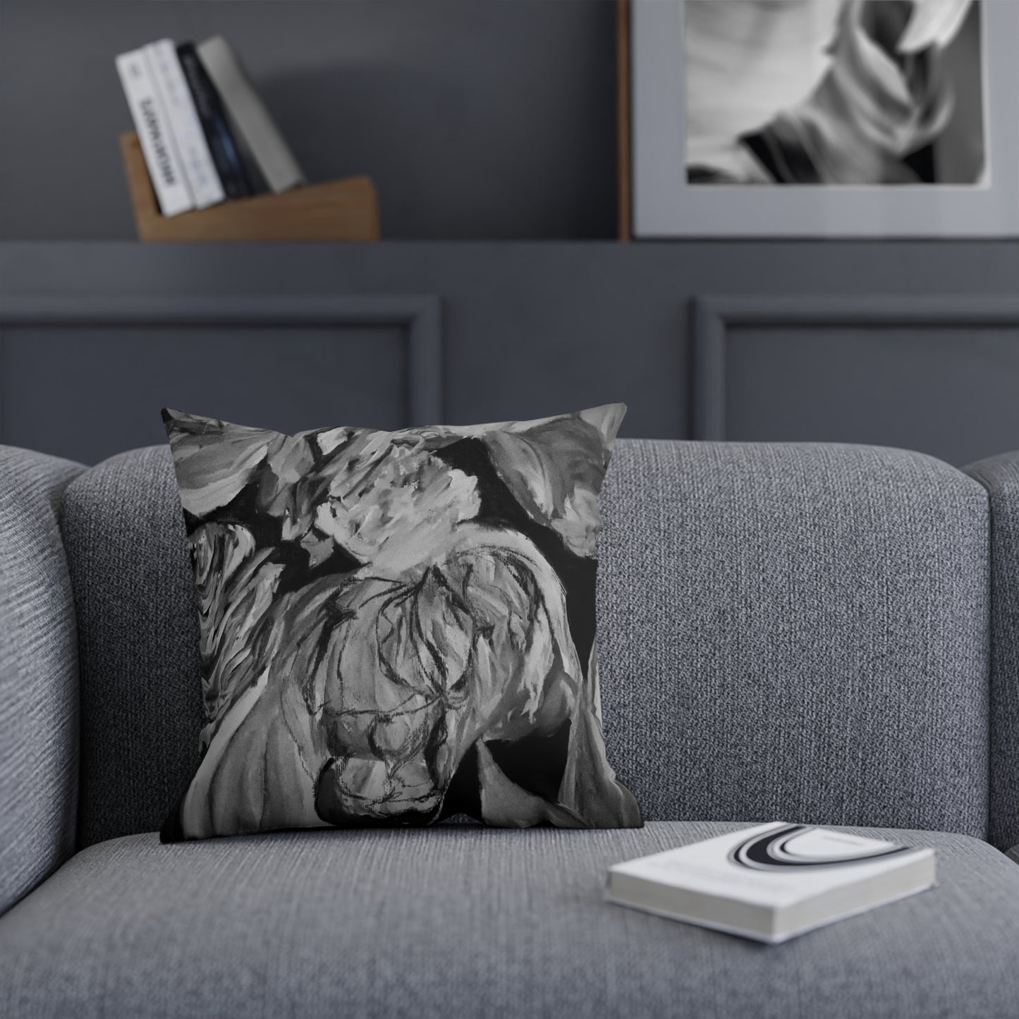 The Art of Petals by Farooq: In the Shadows Pillow