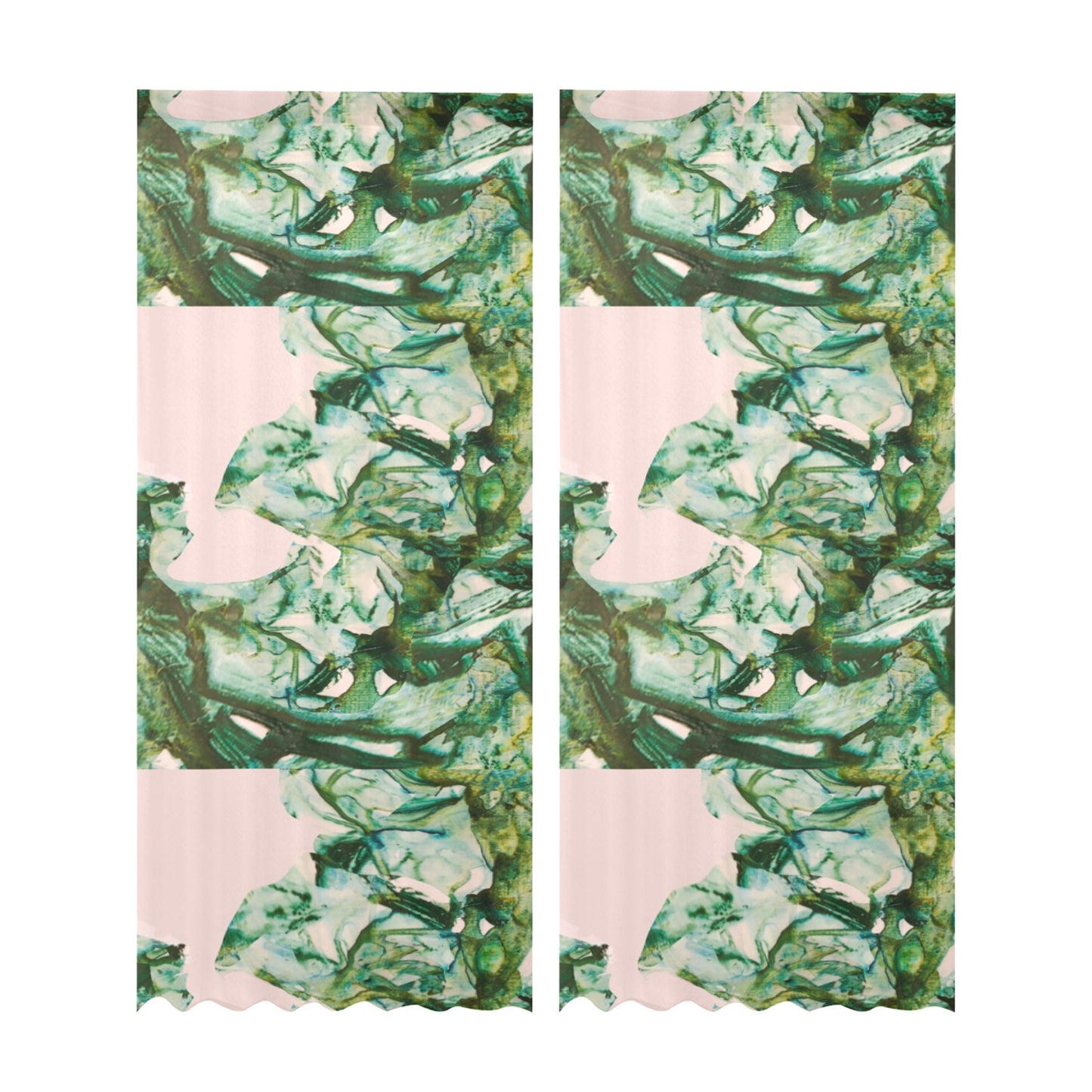 Vegetating by Lu Meng Curtain (Two-Piece)