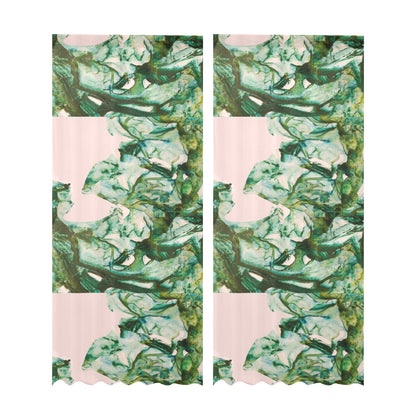 Vegetating by Lu Meng Curtain (Two-Piece)