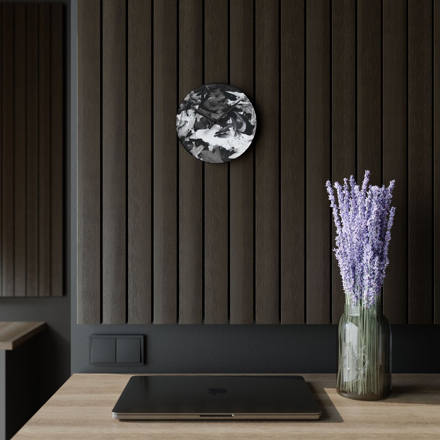 The Artist's Palette by Farooq: In The Shadows Clock