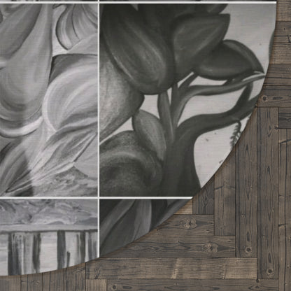 Ethereal by Farooq: In the Shadows Round Rug
