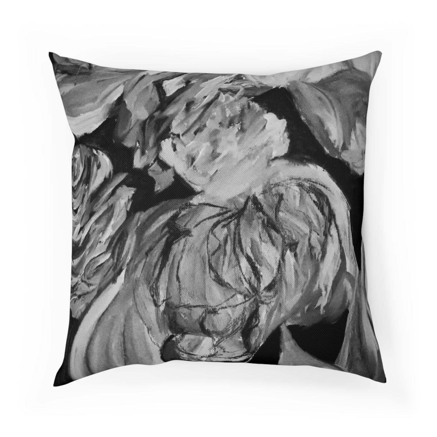The Art of Petals by Farooq: In the Shadows Pillow