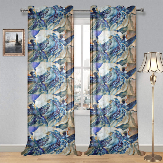 Liminal Light 1 by Helena Barbagelata Curtain (Two-Piece)