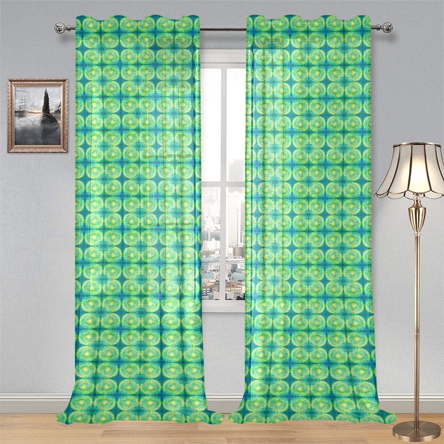 Safety Net Circles by Uta Feinstein (Two-Piece)