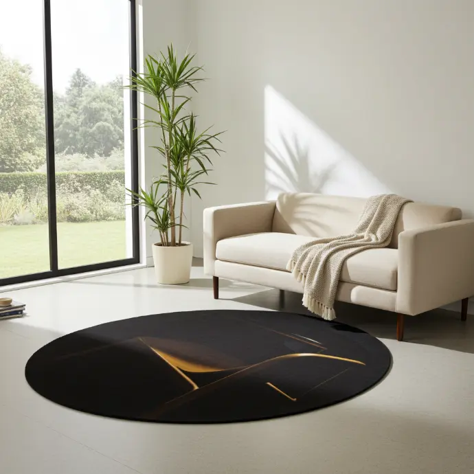 [shadow-chair] Shadow Chair Round Rug