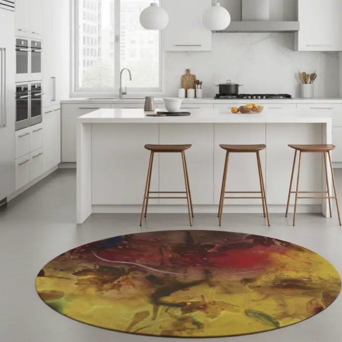 [natur-b-by-eskild-beck] Natur b Round Rug