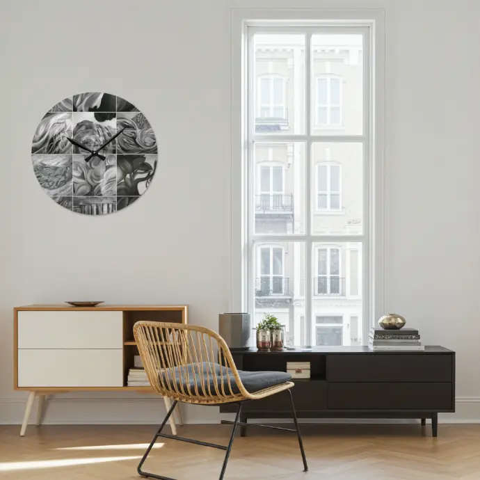 Ethereal I In the Shadows Clock