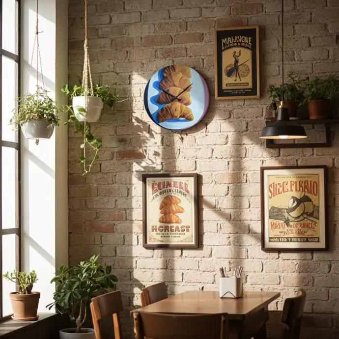 [tj1] Simon Pink Wall Clock