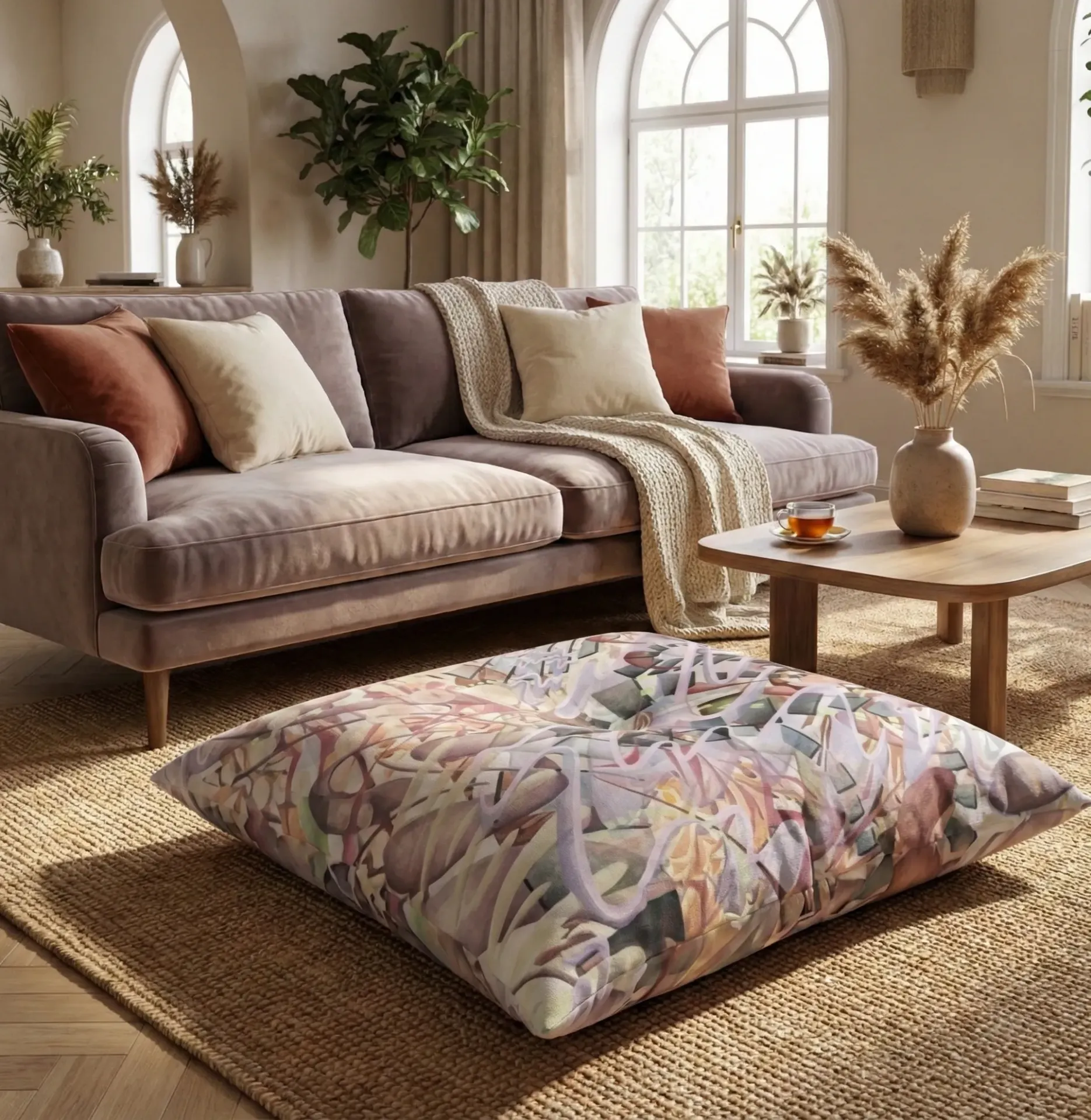 [a1] Lust for Life Floor Cushion