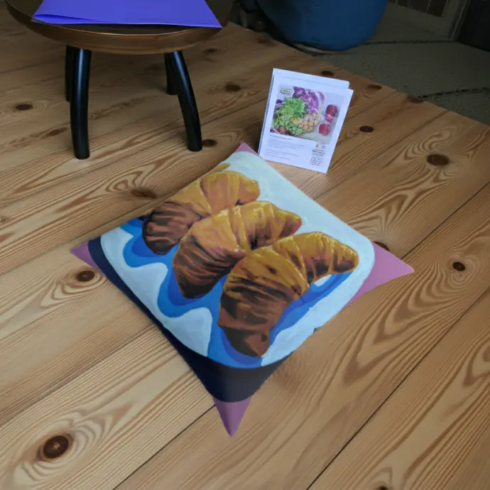 [tj1] Simon Pink Floor Cushion