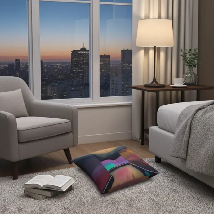 [sarah] Around The Corner Floor Cushion