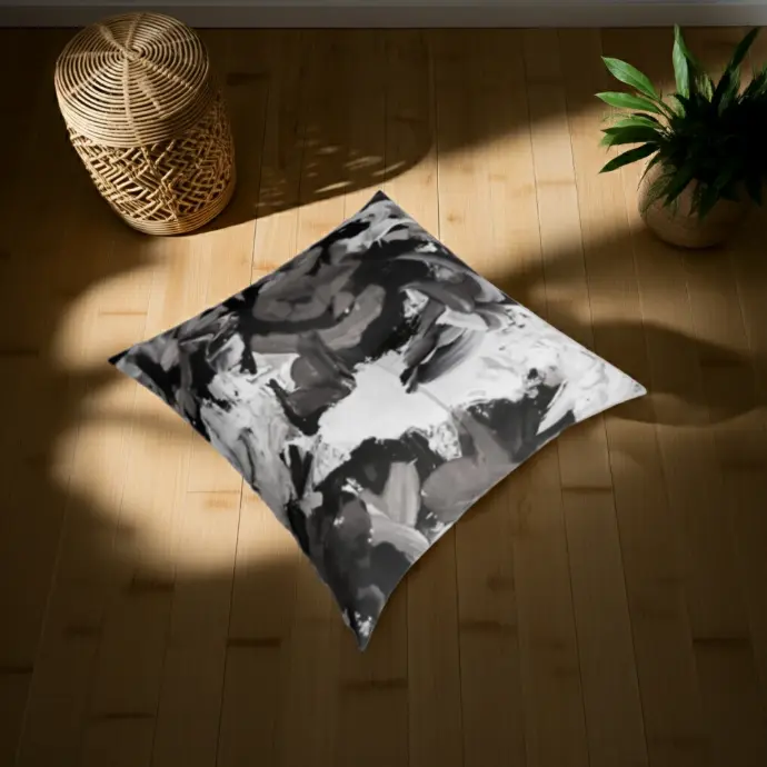 The Artist's Palette I In the Shadows Floor Cushion