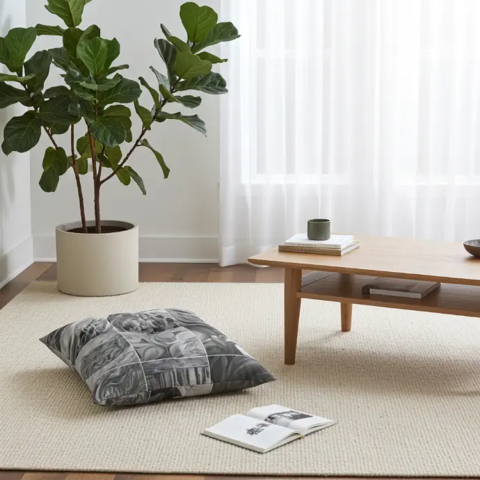 Ethereal I In the Shadows Floor Cushion 