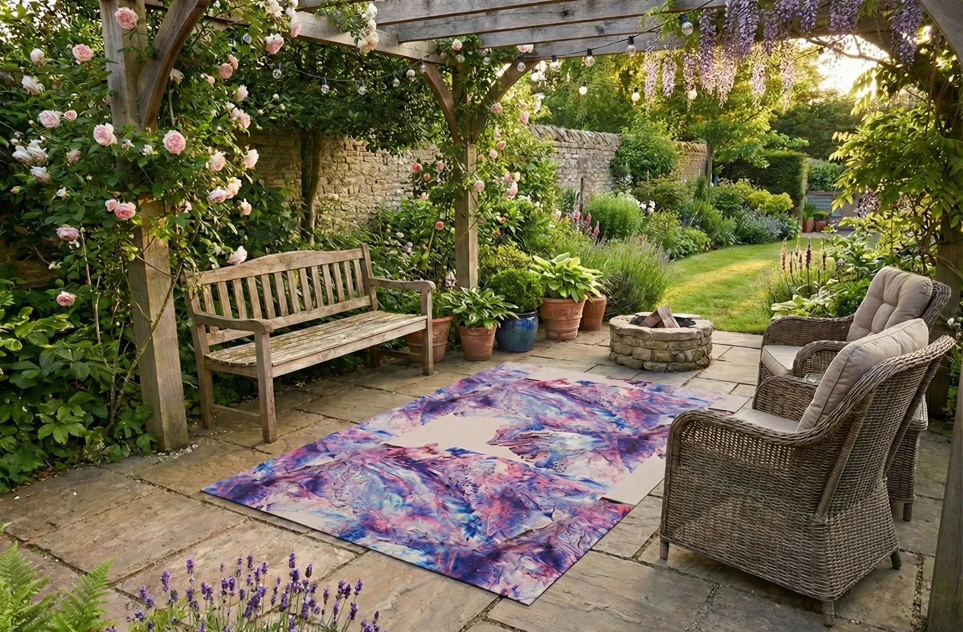 Butterfly Outdoor Rug