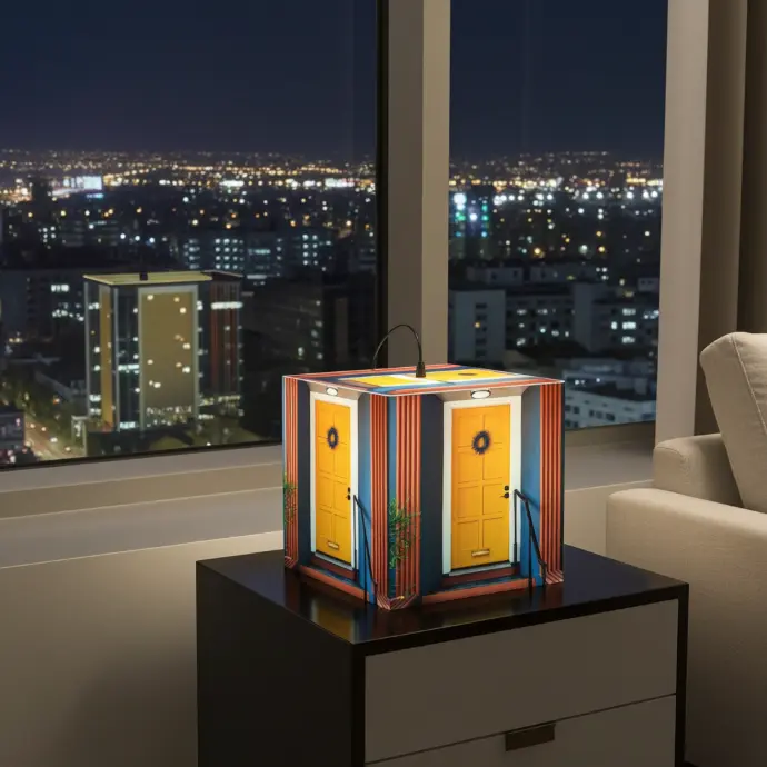 [the-yellow-door-by-mariah-adams] The Yellow Door Luminary